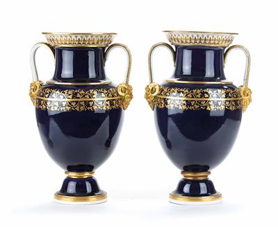 Paar Klassizistischer Vasen, Frankreich um 1800 - Umění, starožitnosti, šperky