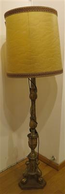Bodenstandlampe unter Verwendung eines Kerzenleuchters, 19. Jahrhundert, - Kunst, Antiquitäten und Schmuck