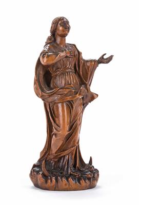 Hl. Maria Immaculata, Süddeutsch, 17. Jhdt. - Kunst, Antiquitäten und Schmuck