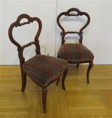 Paar Biedermeiersessel um 1840 - Kunst, Antiquitäten und Schmuck