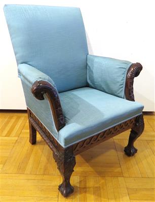 Großes Fauteuil im Chippendale-Stil - Antiques, art and jewellery