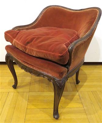 Halbhohes Fauteuil im Barockstil um 1900 - Antiques, art and jewellery