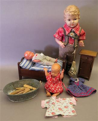 Konvolut mit Puppen - Arte, antiquariato e gioielli