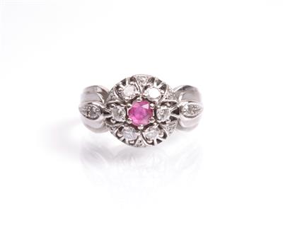 Brillantdiamantdamenring - Antiques, art and jewellery