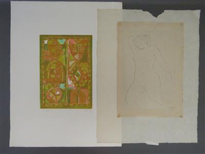 4 Lithografien - Umění, starožitnosti, šperky