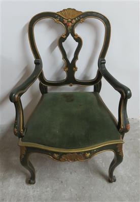 Großes Armfauteuil im venezianischen Barockstil 19./20. Jahrhundert - Arte, antiquariato e gioielli