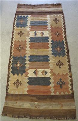 Tadschikischer Kelim ca. 300 x 150 cm, Tadschikistan um 1900 - Kunst, Antiquitäten und Schmuck