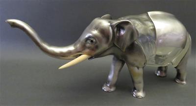 Schnapsbehälter "Elefant" - Antiques, art and jewellery