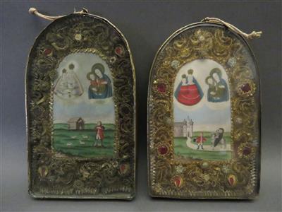 2 Klosterarbeiten, Maria Zell/Stift Admont um 1800 - Antiques, art and jewellery