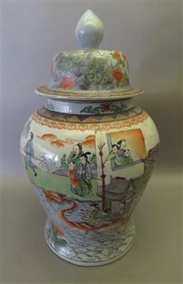 Deckelvase China 20. Jahrhundert - Antiques, art and jewellery