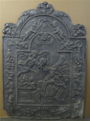 Eisengussrelief - Ofenplatte, im Stil des frühen 17. Jhdts. - Kunst, Antiquitäten und Schmuck