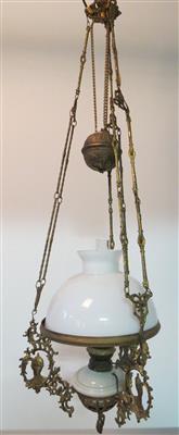 Höhenverstellbare Petroleumlampe - Kunst, Antiquitäten und Schmuck
