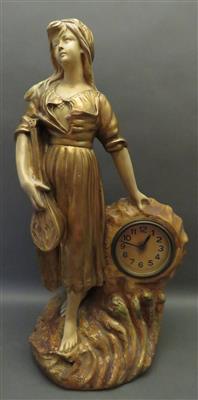 Figurenuhr um 1900/15 - Umění, starožitnosti, šperky