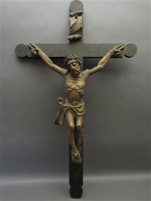 Kruzifix, Alpenländisch, 18. Jhdt. - Arte, antiquariato e gioielli
