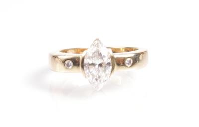 Diamantbrillantdamenring zus.1,34 ct - Umění, starožitnosti, šperky