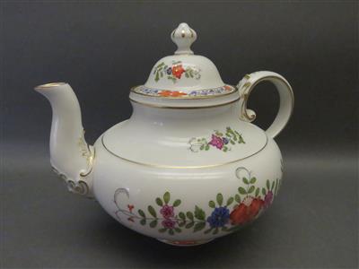 Meißen-Porzellan Teekanne, 20. Jhdt. - Kunst, Antiquitäten und Schmuck