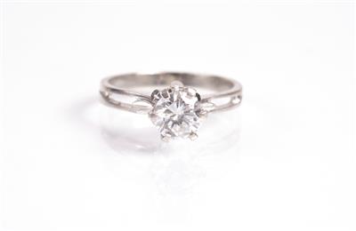 Solitärring 0,78 ct - Antiques, art and jewellery
