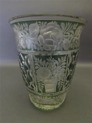 Vase, Böhmen 1. Hälfte 20. Jhdt. - Arte, antiquariato e gioielli