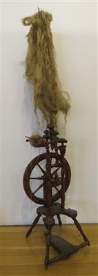 Spinnrad, 19. Jhdt. - Antiques, art and jewellery