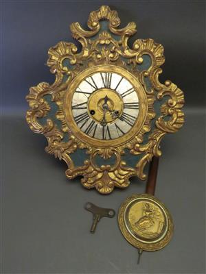 Wanduhr im Barockstil, 20. Jhdt. - Umění, starožitnosti, šperky