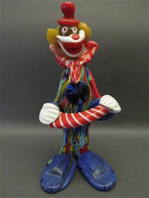 Glasfigur "Clown", Murano 2. Hälfte 20. Jhdt. - Antiques, art and jewellery