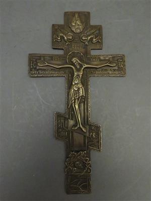 Russisch-orthodoxes Segenkreuz - Kunst, Antiquitäten und Schmuck