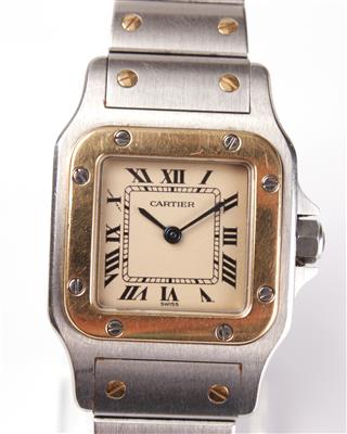 Cartier Santos Damenarmbanduhr - Sommerauktion (Kunst & Antiquitäten)