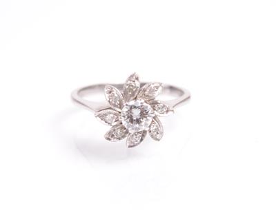 Brillant-Diamantdamenring - Arte, antiquariato e gioielli