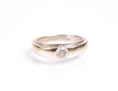 Brillant-Ring 0,38 ct - Arte, antiquariato e gioielli