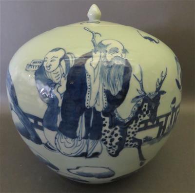 Kugelvase China um 1900/20 - Umění, starožitnosti