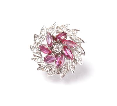 Brillant Diamantperlkettenschließe - Arte, antiquariato e gioielli