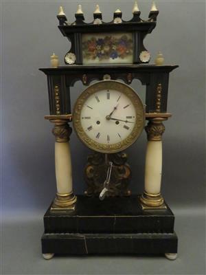 Biedermeier-Kommodenuhr um 1830/40 - Kunst, Antiquitäten und Schmuck