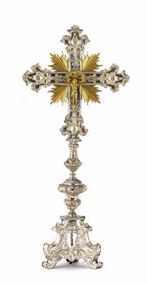 Altar-Standkruzifix aus Teilen des 18. Jahrhunderts - Umění, starožitnosti, šperky