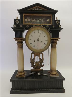 Biedermeier Kommodenuhr 1. Hälfte 19. Jahrhundert - Kunst, Antiquitäten und Schmuck