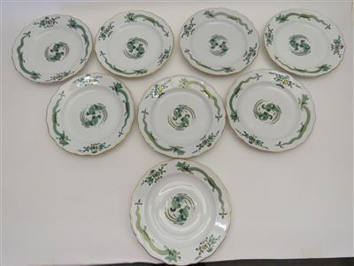 8 Speiseteller, Meissen um 1930 - Arte, antiquariato e gioielli