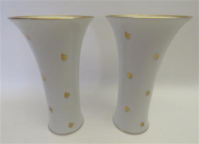 Zwei Vasen, Augarten, 2. Hälfte 20. Jahrhundert - Gioielli, arte e antiquariato