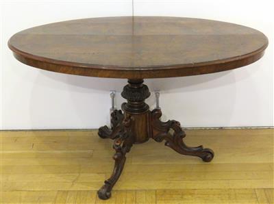 Ovaler Spätbiedermeier-Tisch um 1850 - Gioielli, arte e antiquariato