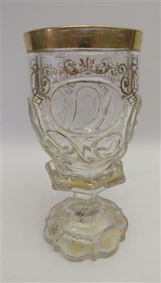 Pokal, Böhmen um 1840/50 - Jewellery, antiques and art