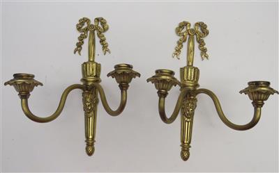 Paar Wandappliken im Louis-Seize-Stil - Jewellery, antiques and art