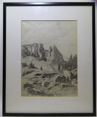 Unbekannter Zeichner um 1900 - Klenoty, umění a starožitnosti