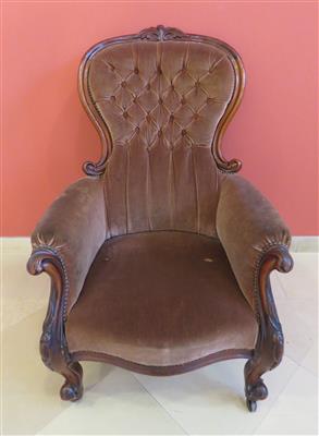 Englisches Armfauteuil, 19. Jahrhundert - Jewellery, antiques and art