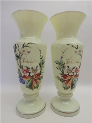 Paar Vasen "Herkulesbad", um 1880 - Jewellery, antiques and art