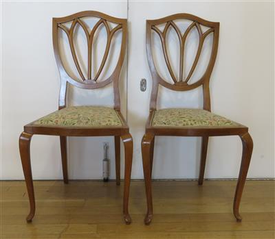 Paar neoklassizistische Sessel in englischer Stilform,20. Jahrhundert - Schmuck, Kunst und Antiquitäten