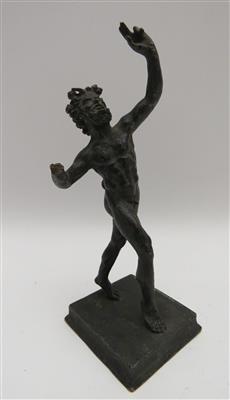 Tanzender Faun nach antikem Vorbild, wohl 19. Jahrhundert - Schmuck, Kunst und Antiquitäten