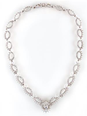 Brillant Diamantcollier zus. ca. 23,50 ct - Schmuck, Kunst und Antiquitäten