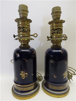 2 Tischlampen, 2. Hälfte 19. Jahrhundert - Klenoty, umění a starožitnosti