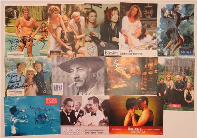Autogramm-Sammlung, 34 Stück und 9 Filmplakate aus Film, Klassik und Musik - Summer auction