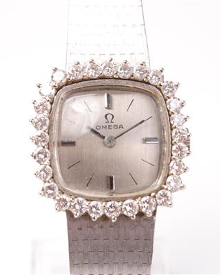 Omega Brillant Damenarmbanduhr - Jewellery, antiques and art