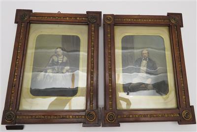 Paar josefinische Bilderrahmen, um 1800 - Gioielli, arte e antiquariato