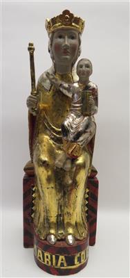 Muttergottes - Maria Coeli (Königin im Himmel), Deutsch, 2. Hälfte 20. Jahrhundert - Schmuck, Kunst und Antiquitäten